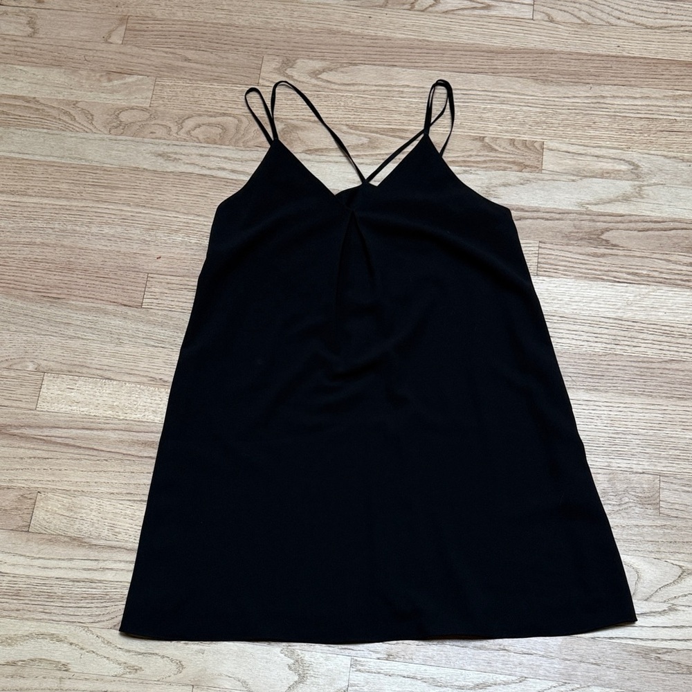 Alice + Olivia Black Strappy Tank Top/ Dress